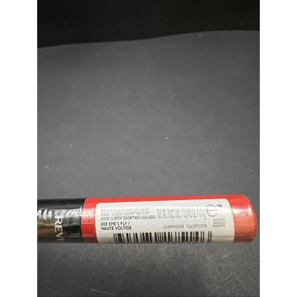 New Sealed Revlon Colorstay Matte Lite Crayon 008 She's Fly